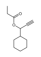 1-cyclohexylprop-2-ynyl propanoate Structure