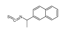 1-(2-naphthyl)ethyl isothiocyanate结构式