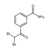 3-(dibromoacetyl)benzamide Structure