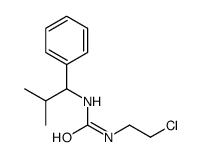 1-(2-chloroethyl)-3-(2-methyl-1-phenylpropyl)urea Structure