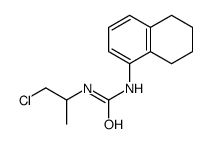 1-(1-chloropropan-2-yl)-3-(5,6,7,8-tetrahydronaphthalen-1-yl)urea结构式