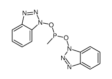 methyl-O,O-bis(1-benzotriazolyl)phosphate Structure