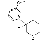 (3S)-(-)-3-(3-methoxyphenyl)piperidine Structure