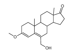 3-Methoxy-6-hydroxymethyl-17-oxo-androstadien-(3,5) Structure