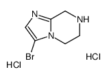 3-bromo-5H,6H,7H,8H-imidazo[1,2-a]pyrazine dihydrochloride Structure