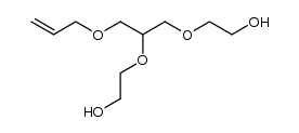 3,6-dioxa-4-[(allyloxy)methyl]-1,8-octanediol结构式
