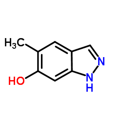 5-甲基-6-羟基-吲唑结构式