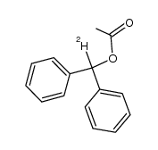 acetic acid-(α-deuterio-benzhydryl ester) Structure