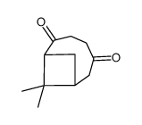 8,8-dimethylbicyclo[5.1.1]nonane-3,6-dione结构式