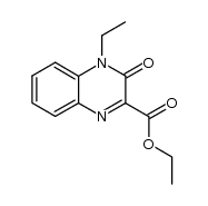 ethyl 4-ethyl-3-oxo-3,4-dihydroquinoxaline-2-carboxylate Structure