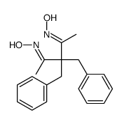 N-(3,3-dibenzyl-4-hydroxyiminopentan-2-ylidene)hydroxylamine Structure