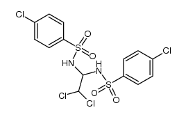 N-[2,2-dichloro-1-(N-p-chlorobenzenesulfonamido)ethyl]-p-chlorobenzenesulfonamide Structure