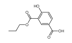 4-hydroxy-isophthalic acid-3-propyl ester Structure