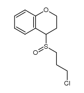 4-(3-chloropropylsulfinyl)-3,4-dihydro-2H-1-benzopyran结构式