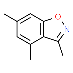1,2-Benzisoxazole,3,4,6-trimethyl-(9CI) structure