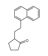 2-[2-(1-naphthyl)ethyl]cyclopentaone Structure