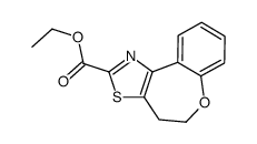 [1]Benzoxepino[5,4-d]thiazole-2-carboxylic acid, 4,5-dihydro-, ethyl ester structure