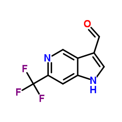 6-(Trifluoromethyl)-5-azaindole-3-carboxaldehyde Structure