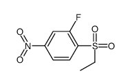 1-(Ethylsulfonyl)-2-fluoro-4-nitrobenzene Structure