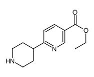 ethyl 6-piperidin-4-ylpyridine-3-carboxylate结构式