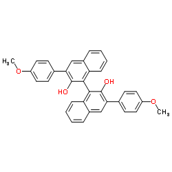 (S)-3,3'-双(4-甲氧基苯基)-1,1'-联萘酚图片