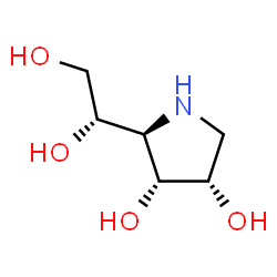 1,4-dideoxy-1,4-iminoallitol Structure