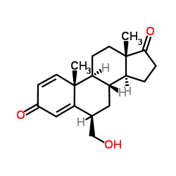 6β-Hydroxymethylandrosta-1,4-diene-3,17-dione structure