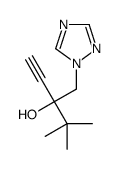 4,4-Dimethyl-3-(1H-1,2,4-triazol-1-ylmethyl)-1-pentyn-3-ol Structure