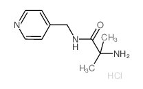 2-Amino-2-methyl-N-(4-pyridinylmethyl)propanamide hydrochloride Structure