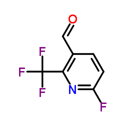 6-Fluoro-2-(trifluoromethyl)nicotinaldehyde Structure