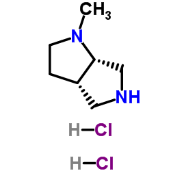 (3AS,6AS)-1-METHYL-HEXAHYDROPYRROLO[3,4-B]PYRROLE DIHYDROCHLORIDE结构式