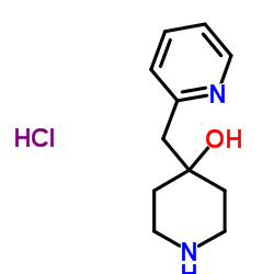 4-(2-Pyridinylmethyl)-4-piperidinol hydrochloride (1:1) Structure