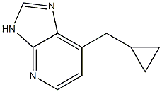 2-Cyclopropylmethyl-3H-imidazo[4,5-b]pyridine结构式