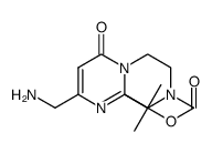 2-Aminomethyl-4-oxo-4,6,7,9-tetrahydro-pyrazino[1,2-a]pyrimidine-8-carboxylicacidtert-butylester Structure