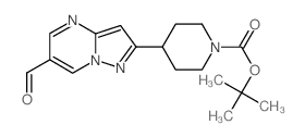 tert-Butyl 4-(6-formylpyrazolo[1,5-a]pyrimidin-2-yl)piperidin-1-carboxylate图片