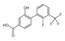 4-[2-fluoro-3-(trifluoromethyl)phenyl]-3-hydroxybenzoic acid结构式