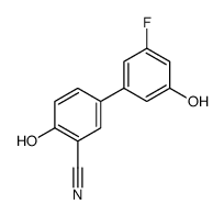 5-(3-fluoro-5-hydroxyphenyl)-2-hydroxybenzonitrile结构式