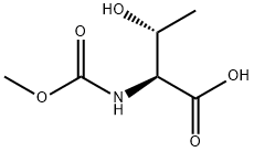 N-(Methoxycarbonyl)-L-threonine structure