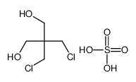 1,3-Propanediol, 2,2-bis(chloromethyl)-, sulfate Structure