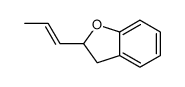 2-prop-1-enyl-2,3-dihydro-1-benzofuran结构式