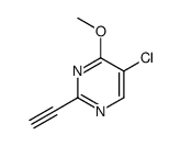 5-chloro-2-ethynyl-4-methoxypyrimidine structure