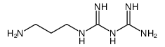 2-(3-aminopropyl)-1-(diaminomethylidene)guanidine Structure