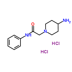 2-(4-AMINOPIPERIDIN-1-YL)-N-PHENYLACETAMIDE结构式