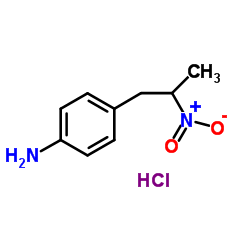 4-(2-Nitropropyl)aniline hydrochloride (1:1) Structure