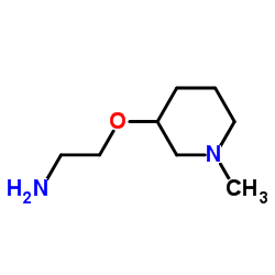 2-[(1-Methyl-3-piperidinyl)oxy]ethanamine Structure