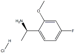 (R)-1-(4-氟-2-甲氧基苯基)乙-1-胺盐酸盐结构式