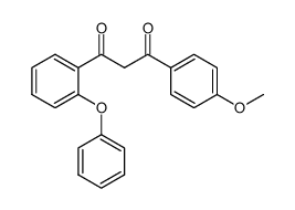 1-(4-methoxyphenyl)-3-(2-phenoxyphenyl)propane-1,3-dione Structure