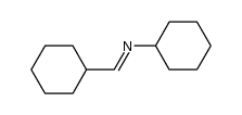 Cyclohexylcarboxaldehyde cyclohexylimine结构式
