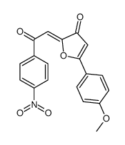 (2E)-5-(4-methoxyphenyl)-2-[2-(4-nitrophenyl)-2-oxoethylidene]furan-3-one Structure