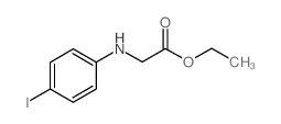 ethyl 2-(4-iodoanilino)acetate Structure